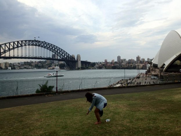 Choosing picnic spot for new years eve at harbour bridge Sydney